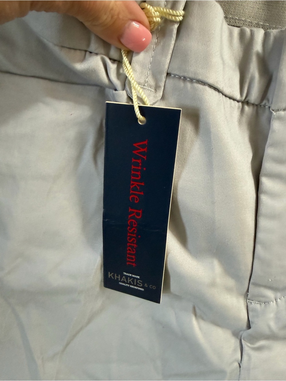 Khakis & Co White Capri Pants Size 6 NWT Wrinkle Resistant 10” Inseam - Picture 4 of 6